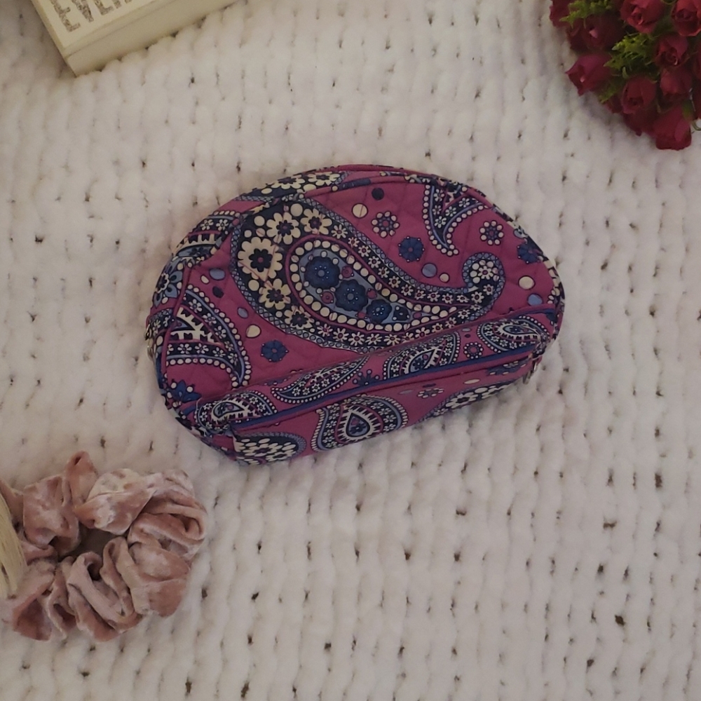 Vera Bradley mini makeup case in Boysenberry